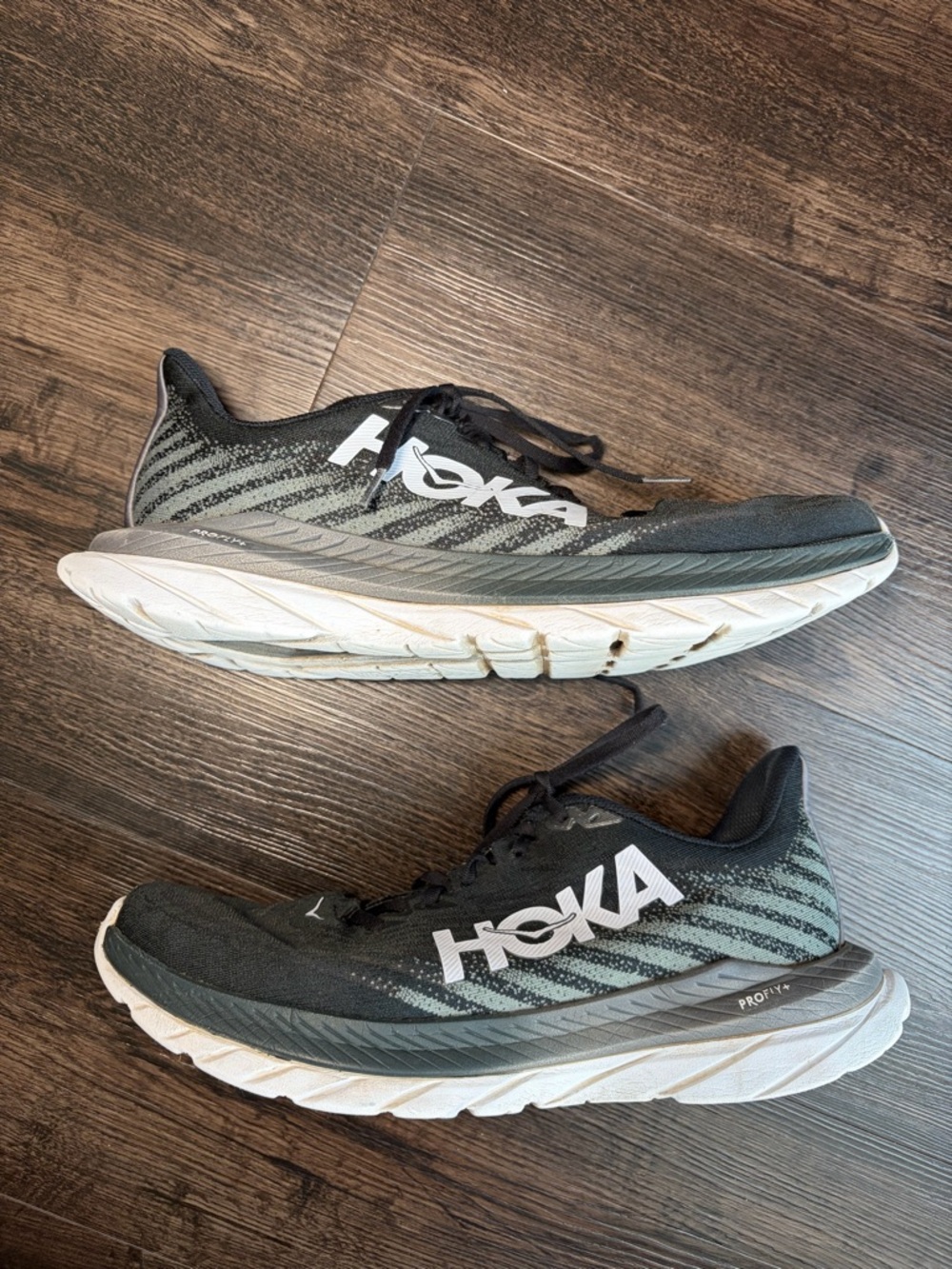 Hoka Mach 5 Athletic Black Running Shoes